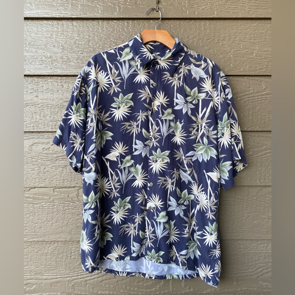 Moda Campia Moda Mens Short Sleeve Beer Can Hawaiian Button Up Shirt Size M